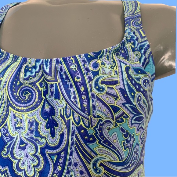 πSOLD ON DEPOP π Retro Paisley Print Tankini - Picture 5 of 6